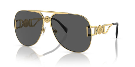 Versace 0VE2255 100287 63 Gold/ Dark Grey 63 / Polyamide / Metal / Metal