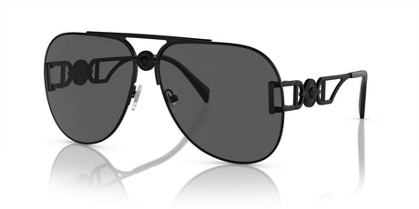 Versace 0VE2255 126187 63 Matte Black/ Dark Grey 63 / Polyamide / Metal / Metal