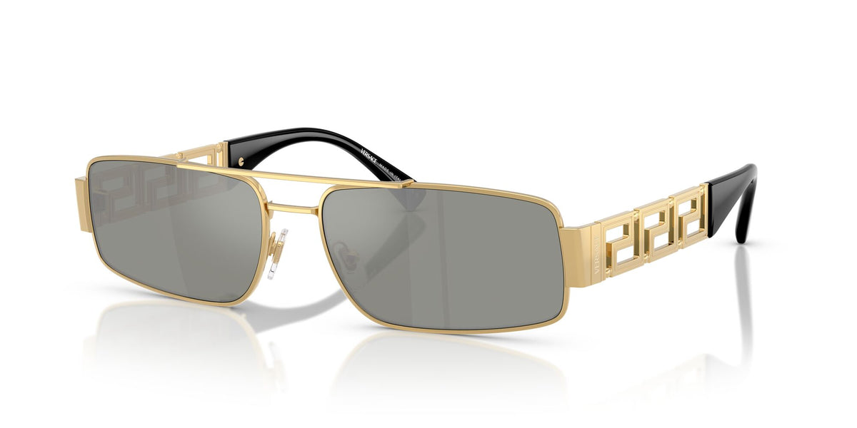 Versace 0VE2257 100230 60 Gold/ Green Mirror Silver