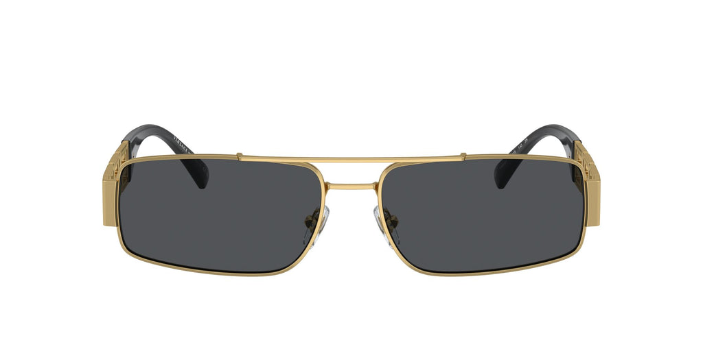 Versace 0VE2257 100287 60 Gold/ Dark Grey 60 / Polycarbonate / Metal / Metal