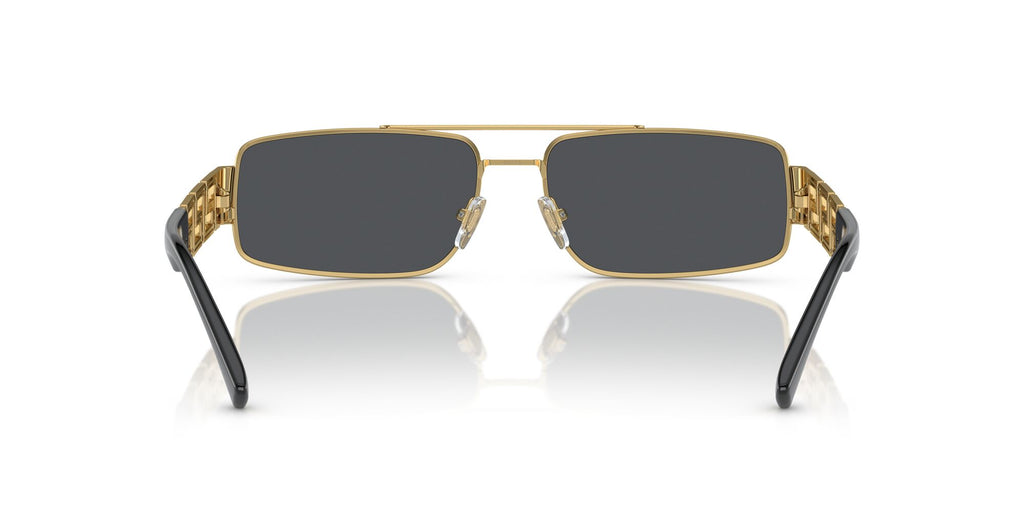 Versace 0VE2257 100287 60 Gold/ Dark Grey 60 / Polycarbonate / Metal / Metal