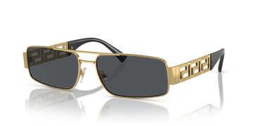 Versace 0VE2257 100287 60 Gold/ Dark Grey 60 / Polycarbonate / Metal / Metal