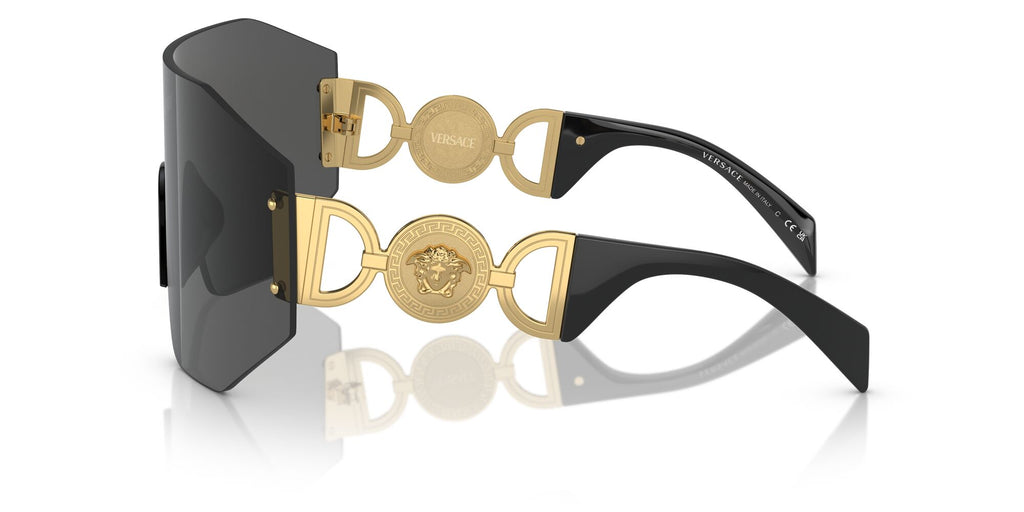 Versace 0VE2258 100287 45 Dark Grey/ Dark Grey 45 / Polyamide / Metal / Metal