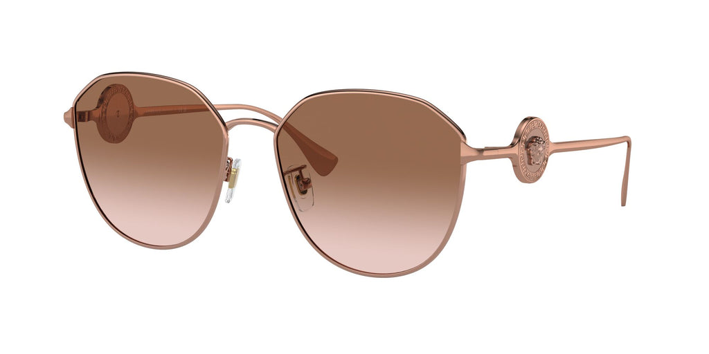 Versace 0VE2259D 141213 58 Rose Gold/ Brown Gradient 58 / Polyamide / Steel / Metal