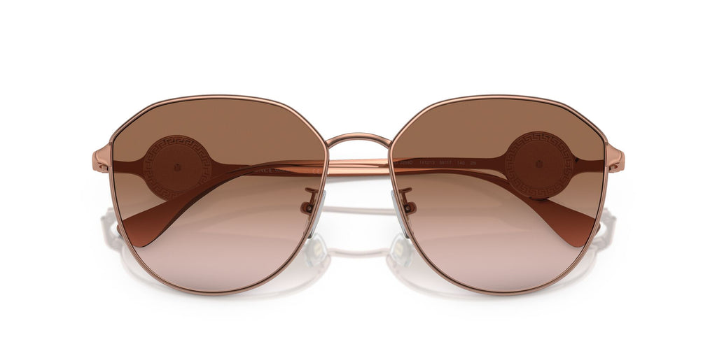 Versace 0VE2259D 141213 58 Rose Gold/ Brown Gradient 58 / Polyamide / Steel / Metal