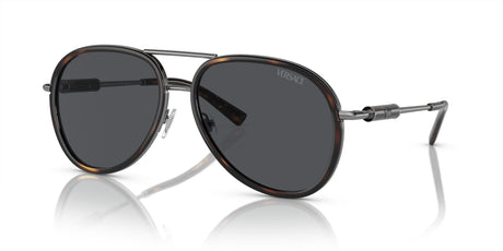 Versace 0VE2260 100187 60 Havana/ Dark Grey 60 / Polycarbonate / Metal / Metal