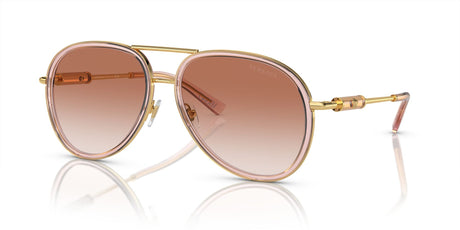 Versace 0VE2260 100213 60 Brown Transparent/ Pink Gradient 60 / Polycarbonate / Metal / Metal