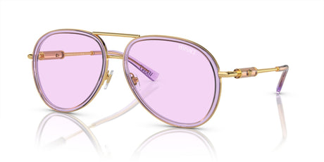 Versace 0VE2260 10021A 60 Lilac Transparent/ Light Violet 60 / Polyamide / Metal / Metal