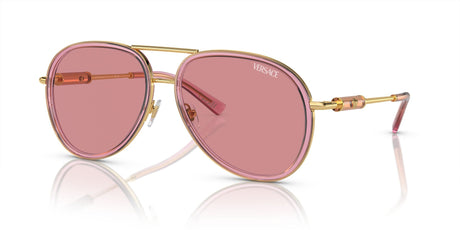Versace 0VE2260 100284 60 Pink Transparent/ Pink 60 / Polycarbonate / Metal / Metal