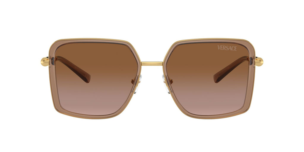 Versace 0VE2261 100213 56 Brown Transparent/ Brown Gradient 56 / Polycarbonate / Steel / Metal