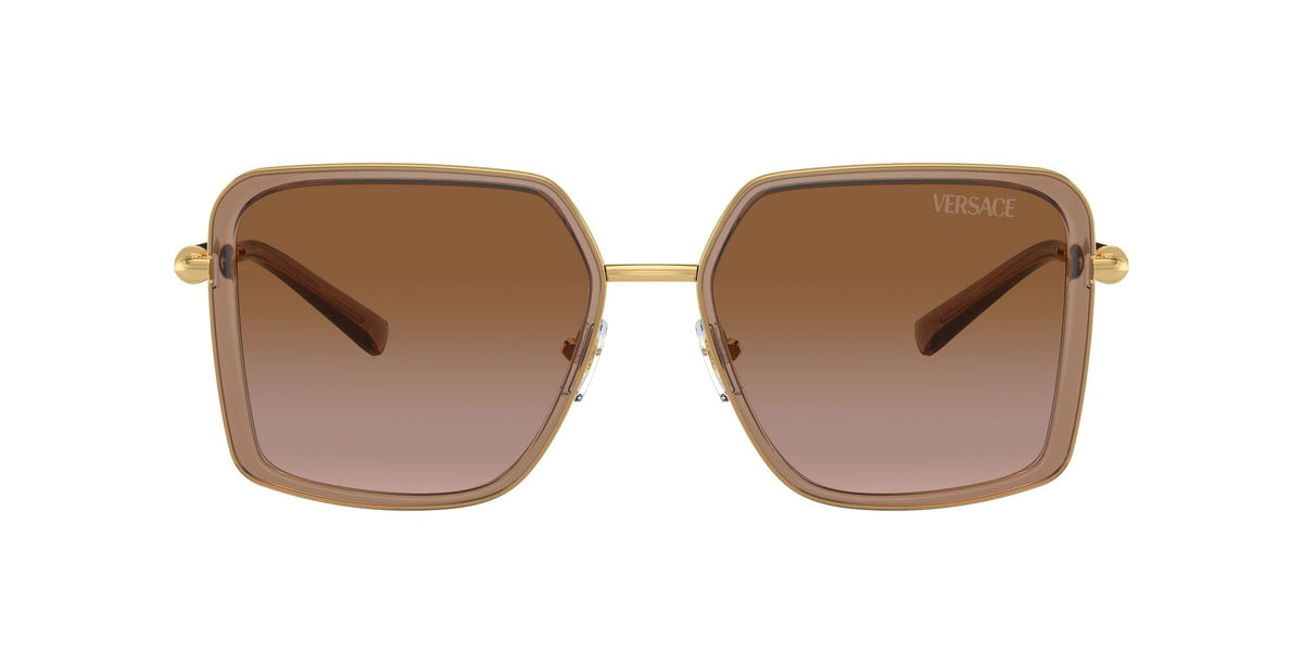 Versace 0VE2261 100213 56 Brown Transparent/ Brown Gradient - Blue Star Eyewear