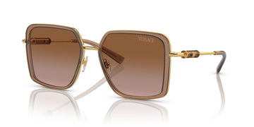 Versace 0VE2261 100213 56 Brown Transparent/ Brown Gradient 56 / Polycarbonate / Steel / Metal