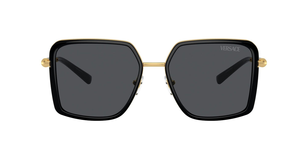 Versace 0VE2261 100287 56 Black/ Dark Grey - Blue Star Eyewear