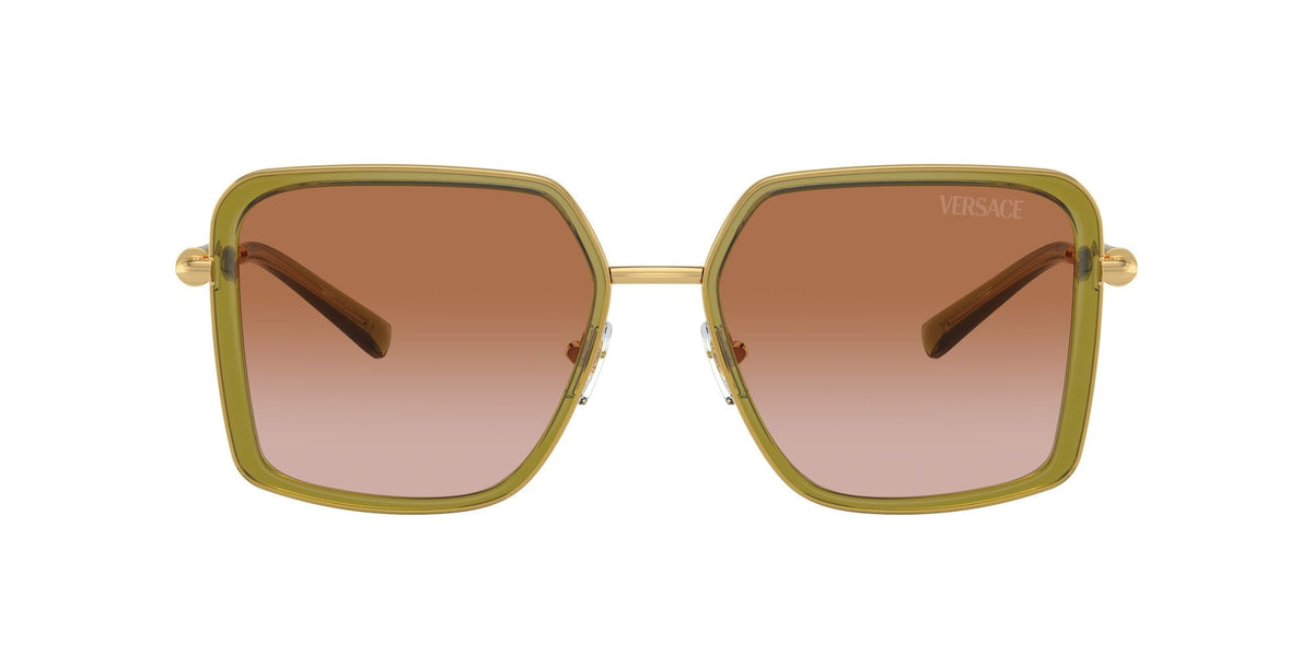 Versace 0VE2261 150913 56 Green Transparent/ Brown Gradient - Blue Star Eyewear