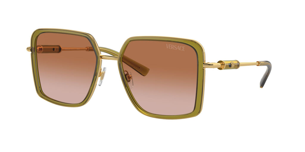 Versace 0VE2261 150913 56 Green Transparent/ Brown Gradient 56 / Polycarbonate / Steel / Metal