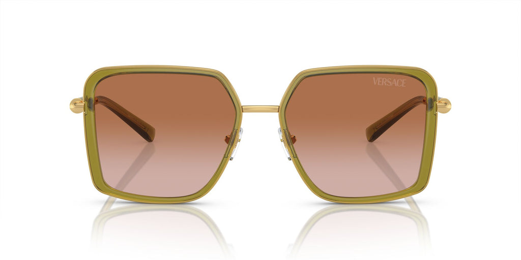 Versace 0VE2261 150913 56 Green Transparent/ Brown Gradient 56 / Polycarbonate / Steel / Metal