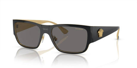 Versace 0VE2262 143381 56 Black
Dark Grey Polarized 56 
Cr39 
Metal 
Metal