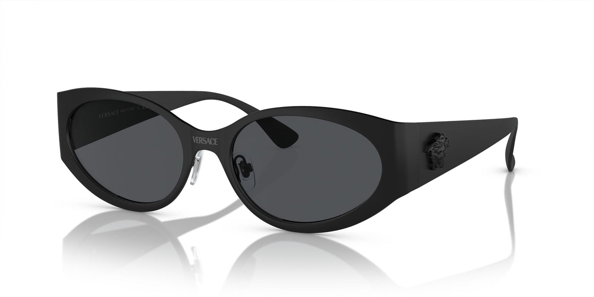 Versace 0VE2263 126187 56 Matte Black/ Dark Grey 56 / Polycarbonate / Metal / Metal