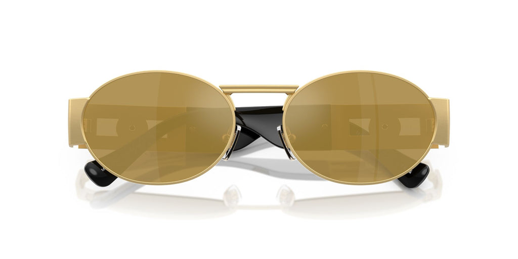 Versace 0VE2264 10025A 56 Gold/ Brown Mirror Gold