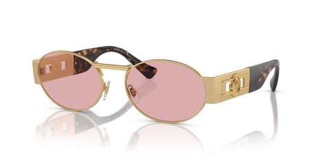 Versace 0VE2264 100284 56 Matte Gold/ Light Violet 56 / Polycarbonate / Steel / Metal
