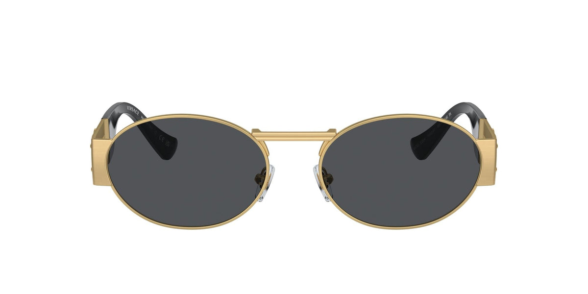 Versace 0VE2264 100287 56 Matte Gold/ Dark Grey