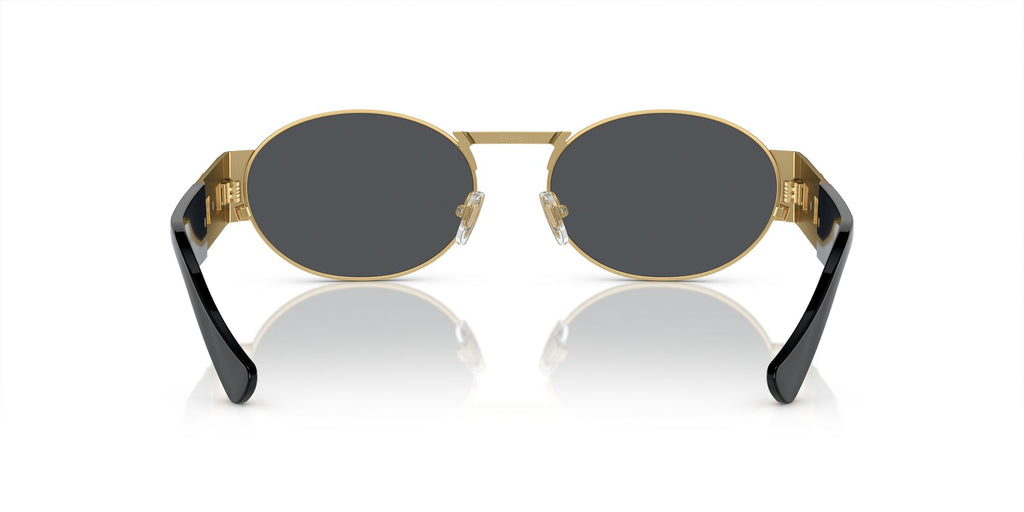 Versace 0VE2264 100287 56 Matte Gold/ Dark Grey 56 / Polycarbonate / Steel / Metal