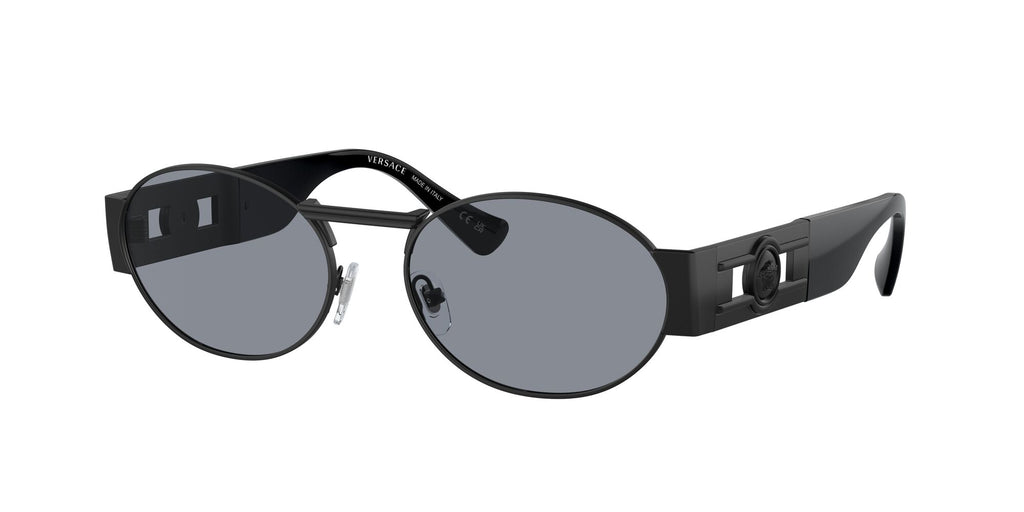 Versace 0VE2264 1261/1 56 Matte Black/ Grey 56 / Polyamide / Steel / Metal