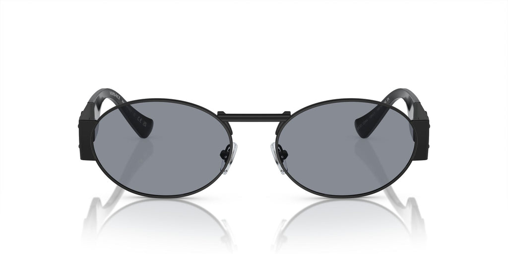 Versace 0VE2264 1261/1 56 Matte Black/ Grey 56 / Polyamide / Steel / Metal