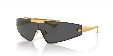 Versace 0VE2265 100287 44 Gold/ Dark Grey/Mirror Gold
