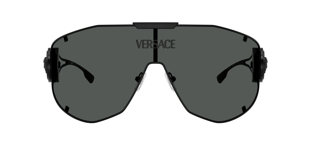 Versace 0VE2268 143387 42 Matte Black/ Dark Grey - Blue Star Eyewear