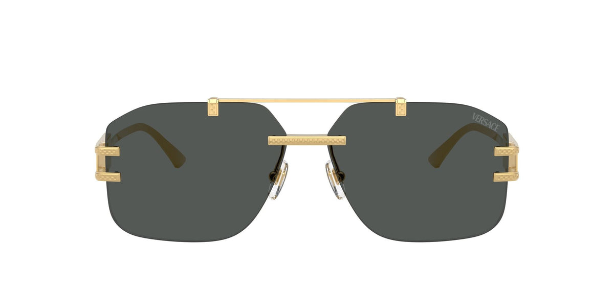 Versace  0VE2275 100287 60 Gold/ Dark Grey - Blue Star Eyewear