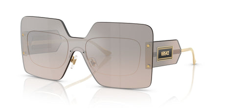 Versace  0VE2277 10026I 42 Turquoise/ Brown Grad Grey Mirror Silver