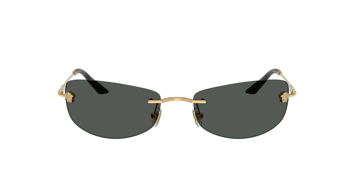 Versace  0VE2279 100287 60 Gold/ Dark Grey - Blue Star Eyewear
