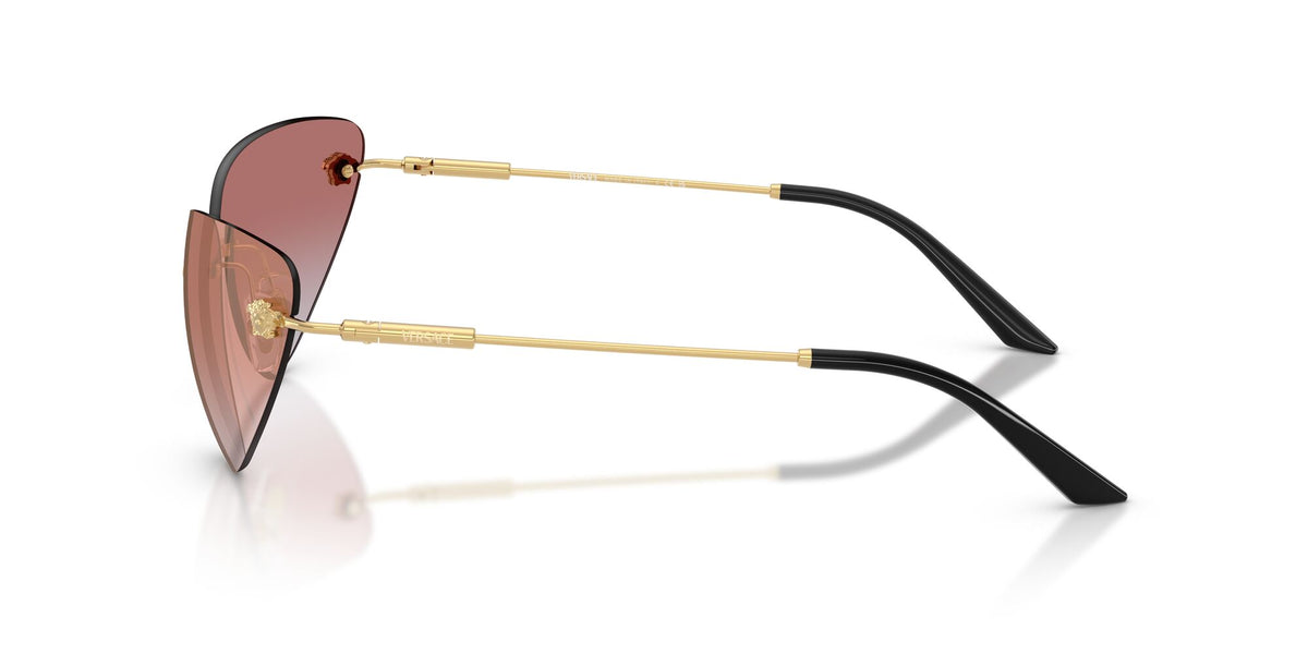Versace 0VE2281 10026F 64 Gold/ Pink Gradient Pink Mirror