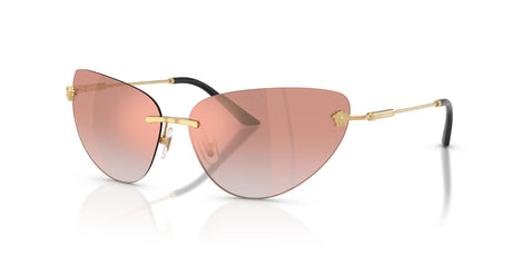 Versace 0VE2281 10026F 64 Gold/ Pink Gradient Pink Mirror