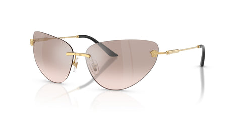 Versace 0VE2281 10028Z 64 Gold/ Light Brown Mirror Silver