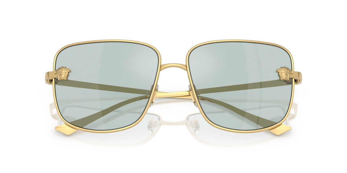 Versace 0VE2282 10029C 59 Gold/ Azure Flash Silver