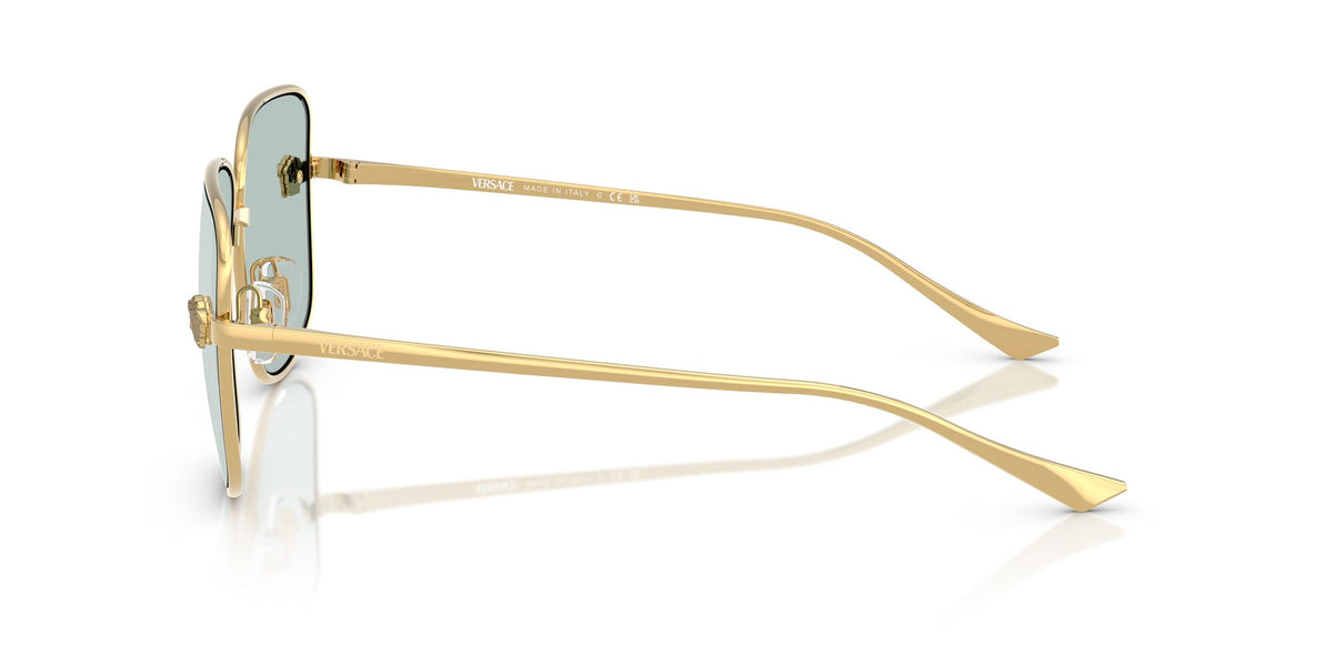 Versace 0VE2282 10029C 59 Gold/ Azure Flash Silver