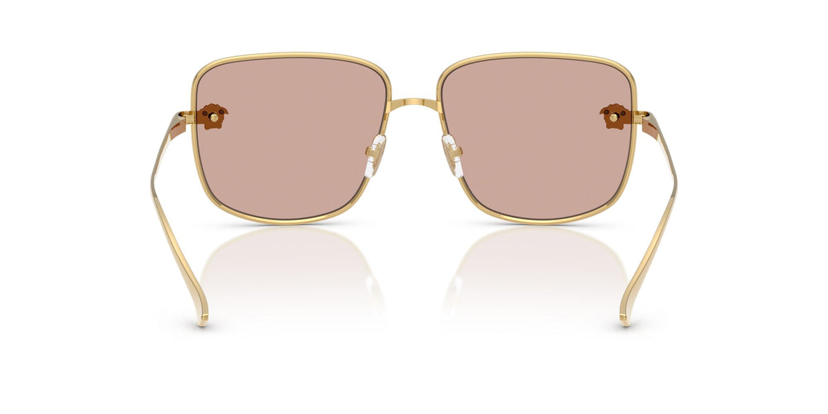 Versace 0VE2282 1002/5 59 Gold/ Light Pink Mirror Silver