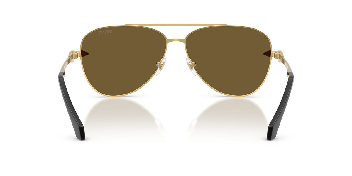 Versace 0VE2283 10027I 61 Gold/ Brown Mirror Gold