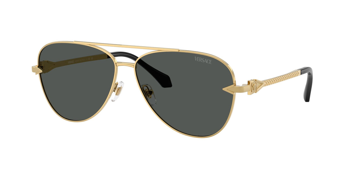 Versace 0VE2283 100287 61 Gold/ Dark Grey