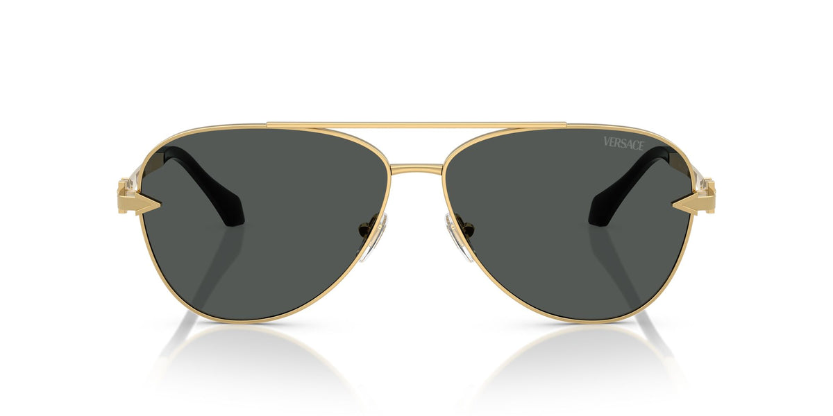 Versace 0VE2283 100287 61 Gold/ Dark Grey