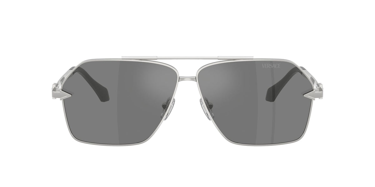 Versace 0VE2284 10006G 63 Silver/ Grey Mirror Silver