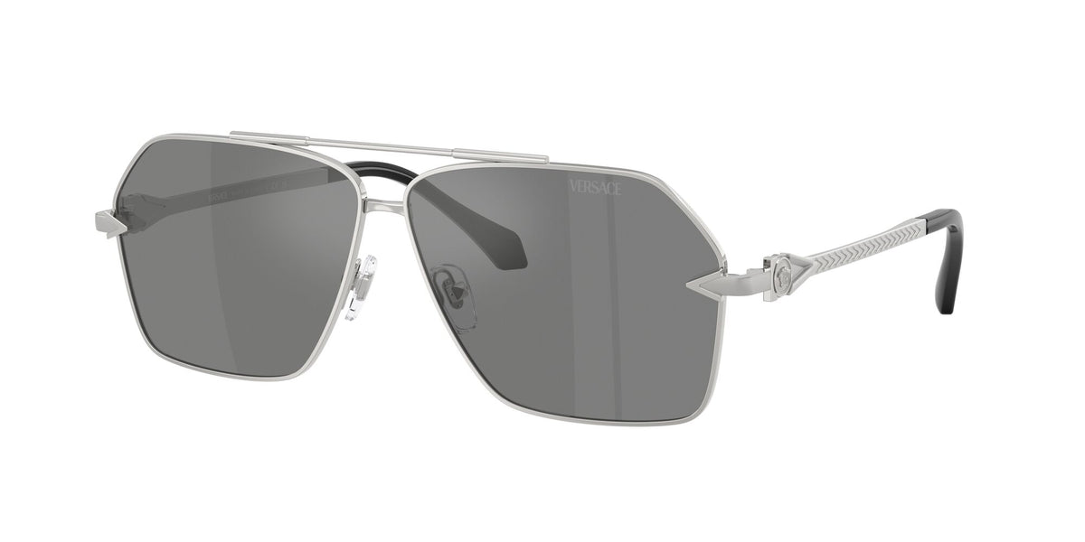 Versace 0VE2284 10006G 63 Silver/ Grey Mirror Silver