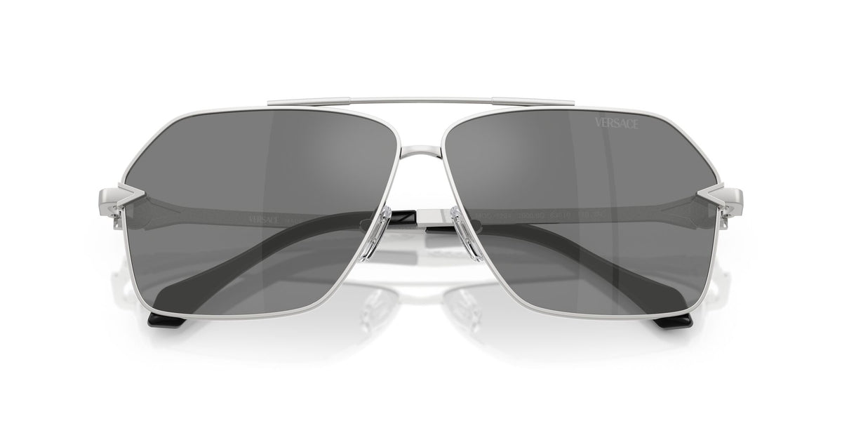 Versace 0VE2284 10006G 63 Silver/ Grey Mirror Silver