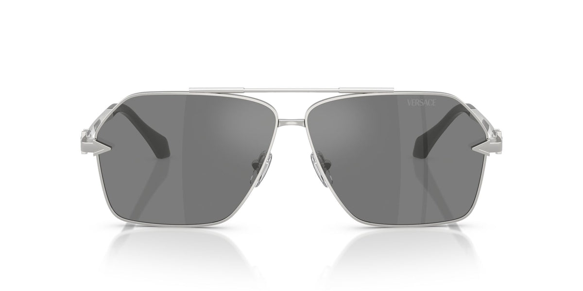 Versace 0VE2284 10006G 63 Silver/ Grey Mirror Silver