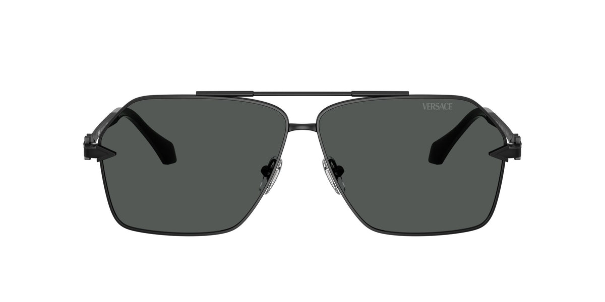 Versace 0VE2284 143687 63 Matte Black/ Dark Grey