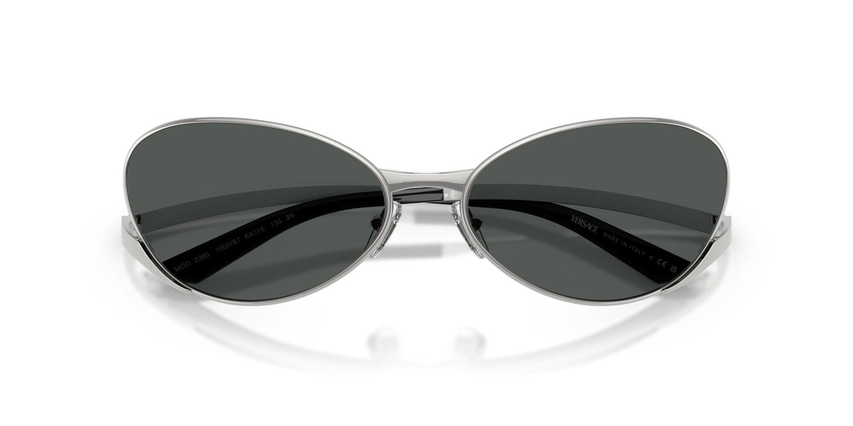 Versace 0VE2285 100087 64 Silver/ Dark Grey