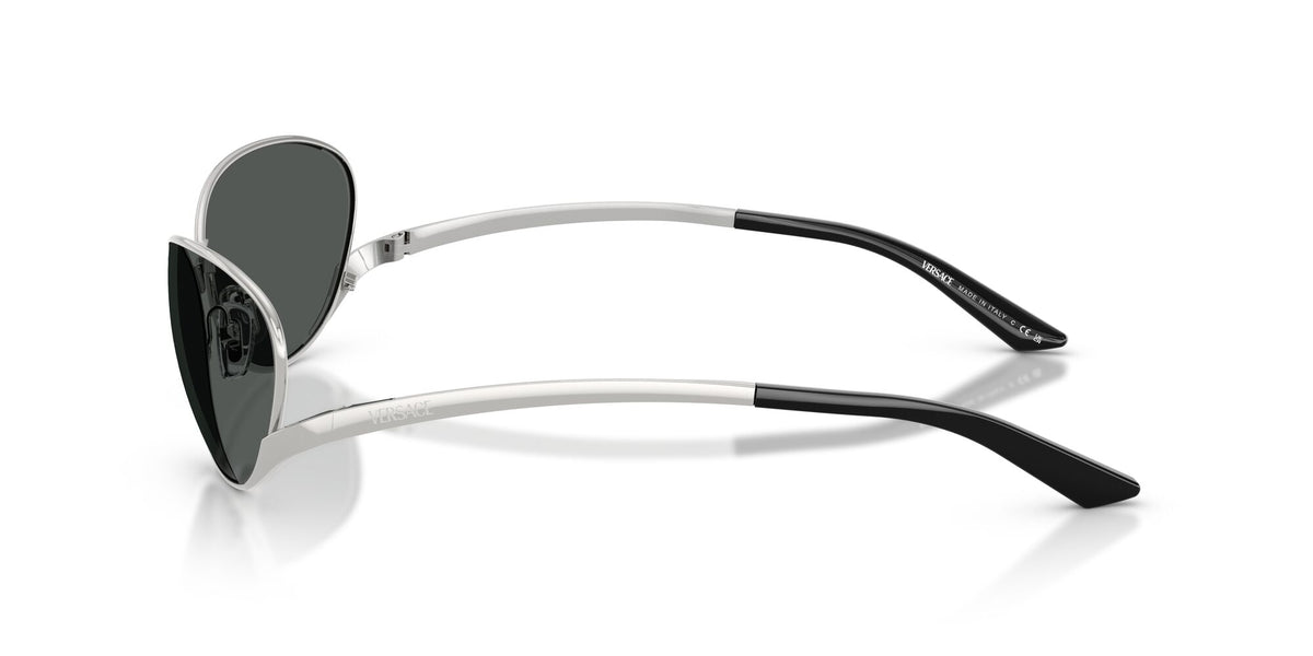 Versace 0VE2285 100087 64 Silver/ Dark Grey