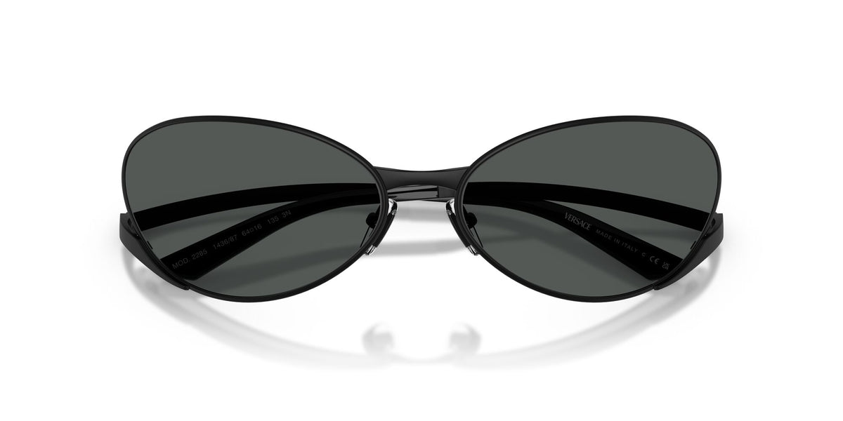 Versace 0VE2285 143687 64 Matte Black/ Dark Grey